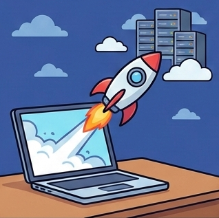 Rocket launching to servers